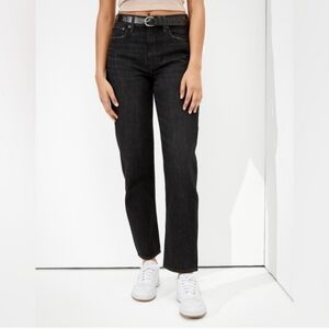 American Eagle Highest Rise 90s Boyfriend Jeans Black Size 2